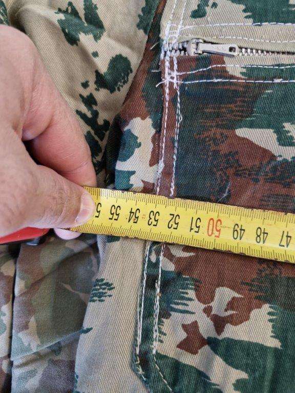 SAP 1st pattern Star Burst Cammo overall. Pockets looks to have been re-stitched. Cm Armpits