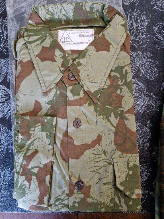 SAP 2nd pattern Cammo shirt. New. Size Large