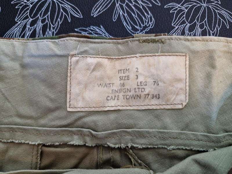 SAP 2nd pattern Cammo trousers. 41 Cm Across waist