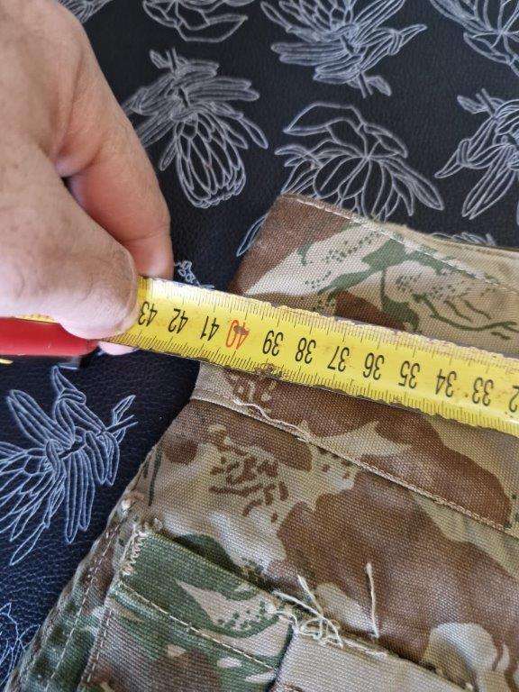 SAP 2nd pattern Cammo trousers. 41 Cm Across waist