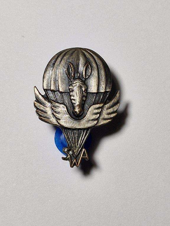 Unknown South West Africa Parachute badge. 32 x 24 mm