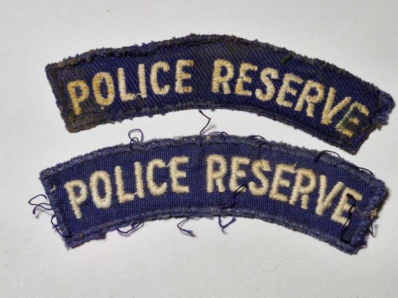 Rhodesian BSAP Police Reserve shoulder titles