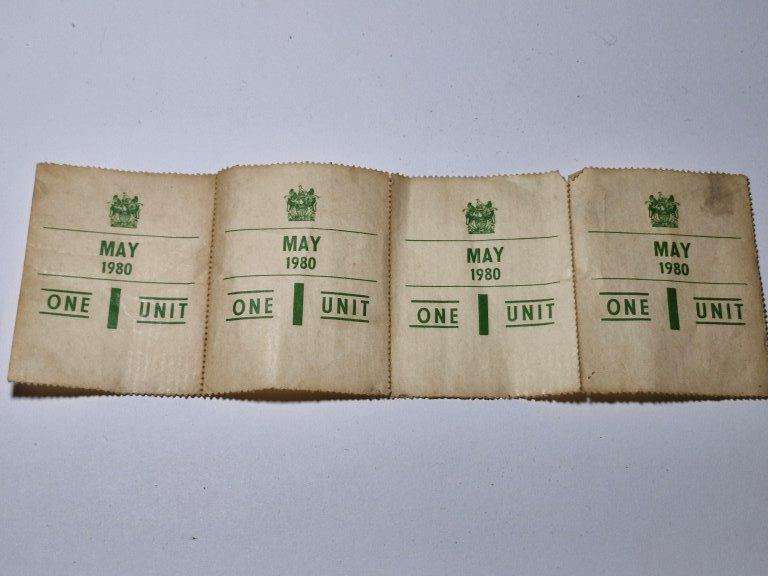 Rhodesian petrol coupons