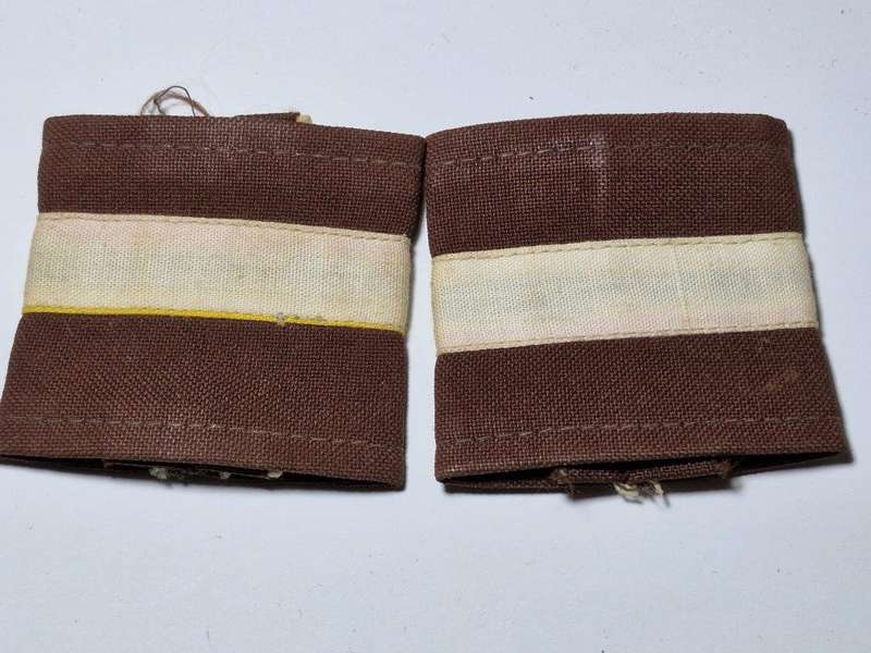 Rhodesian Guard Force slip on Epaulettes