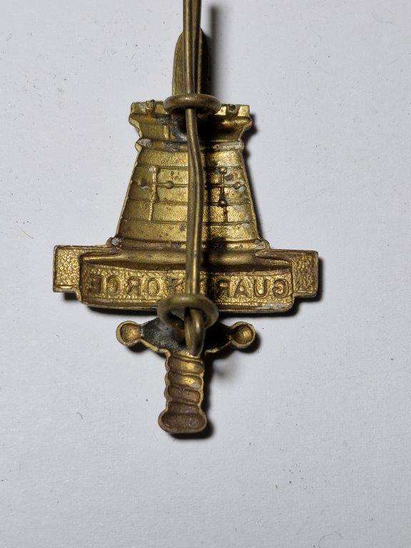 Rhodesian Guard Force Cap badge.