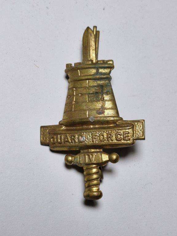Rhodesian Guard Force Cap badge.