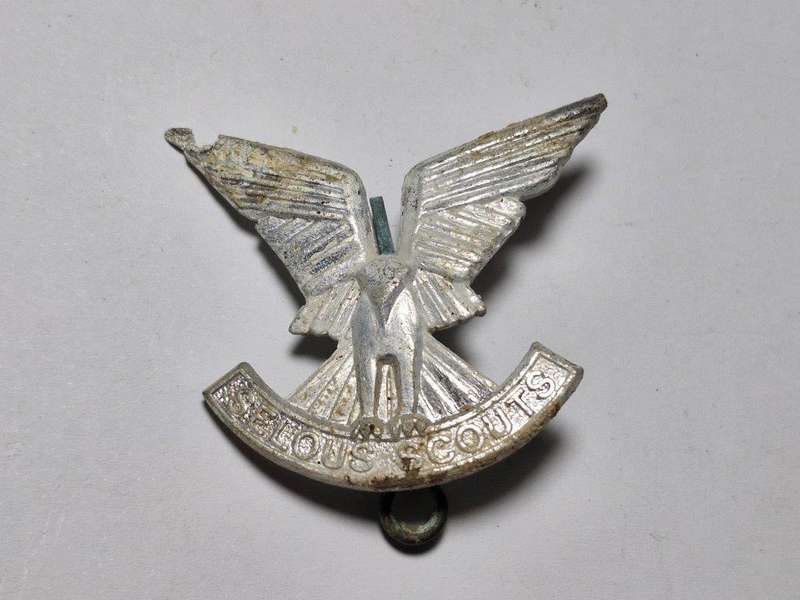 Rhodesian Selous Scouts Cap badge. Damaged