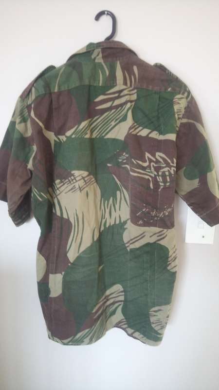 Rhodesian short sleeve camo shirt