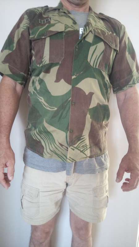 Rhodesian short sleeve camo shirt