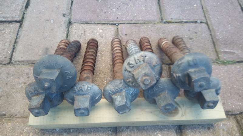Railway bolts