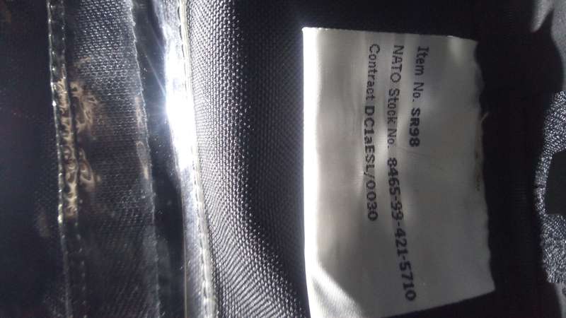 Military NATO operational bag