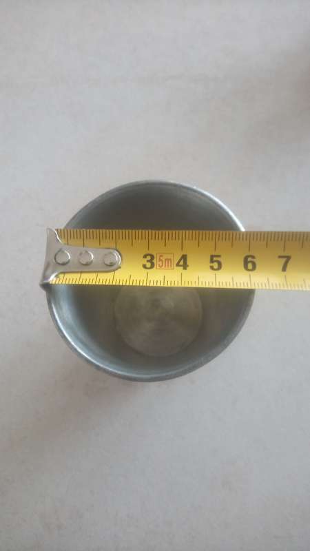 Vintage German 2xZinn cups