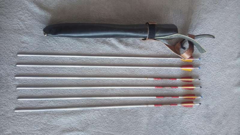 Arrows and arrow pouch