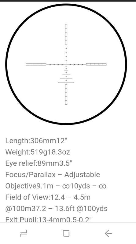 Rifle scope