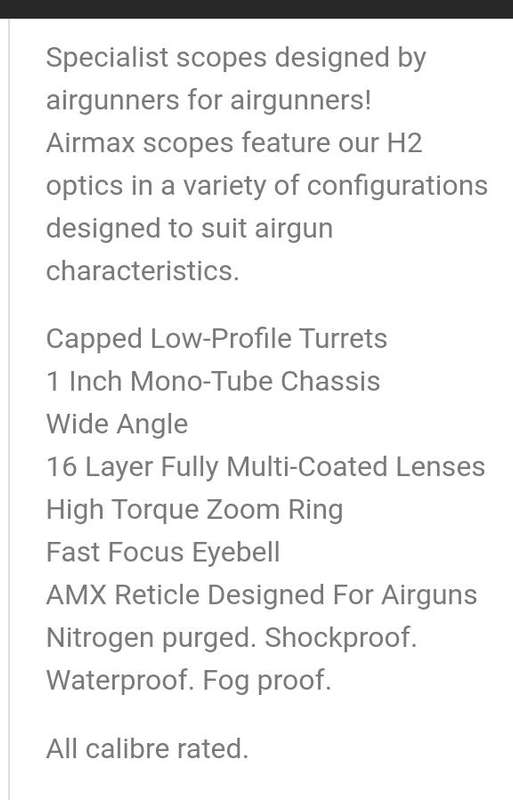 Rifle scope