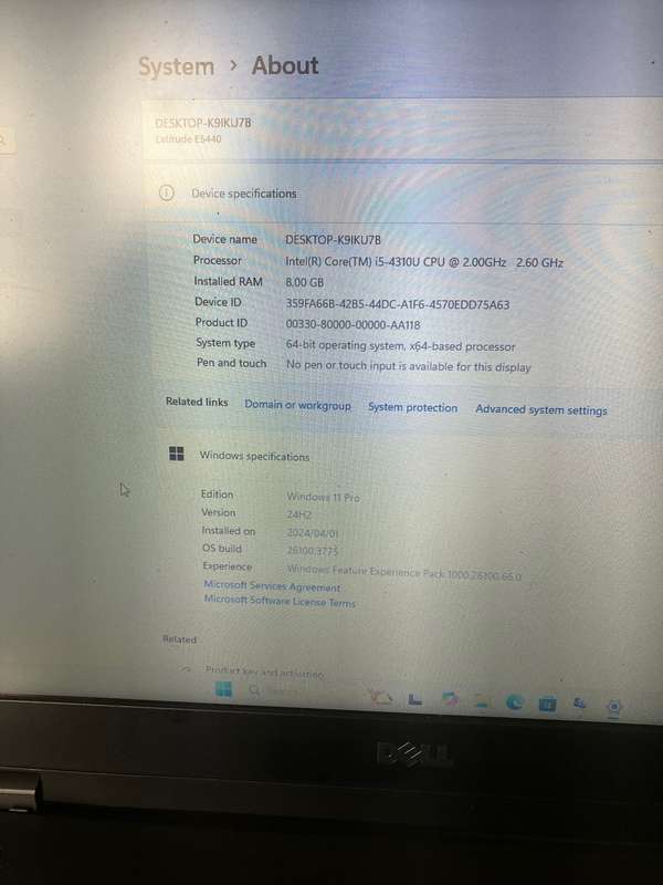 Dell Latitude E5440 i5 4th Gen
