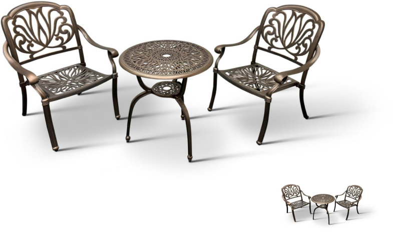 2 Seater Protea, 60cm Round Table