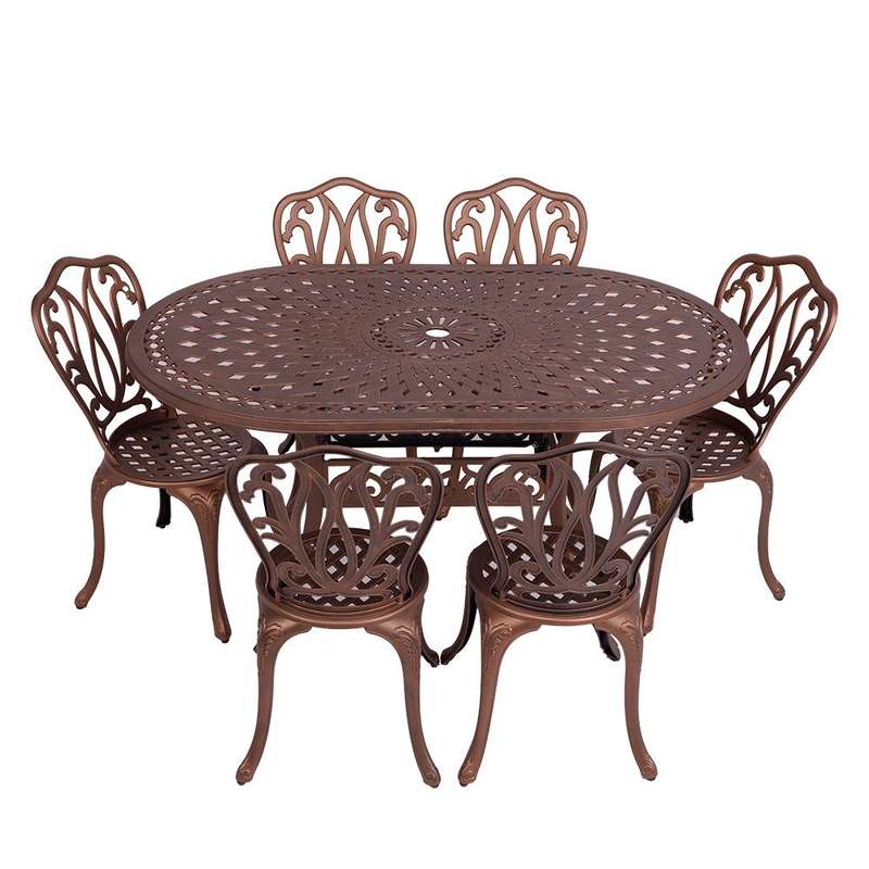 6 Seater Lisa, 150x96cm Oval Table (Oval)