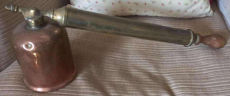 Vintage Copper and Brass Spray Can - Non Functional - Display piece