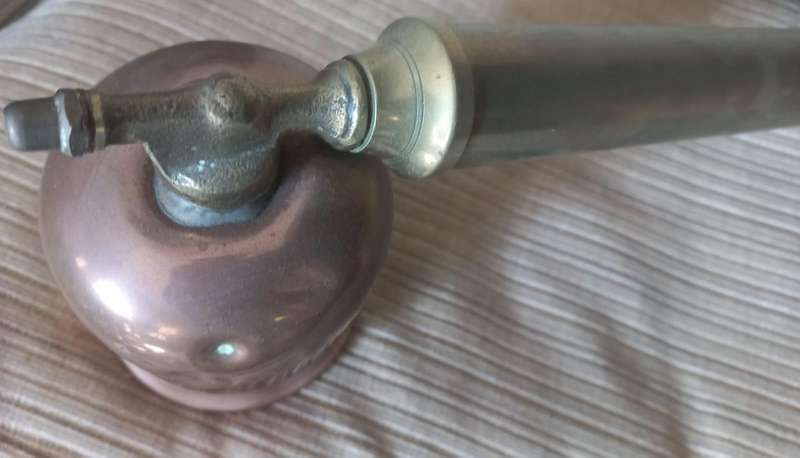 Vintage Copper and Brass Spray Can - Non Functional - Display piece
