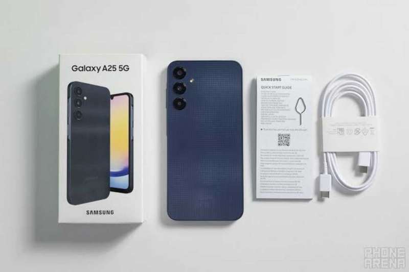 Samsung Galaxy A25 5G BlackBlue 128GB/6GB In Box with accessories