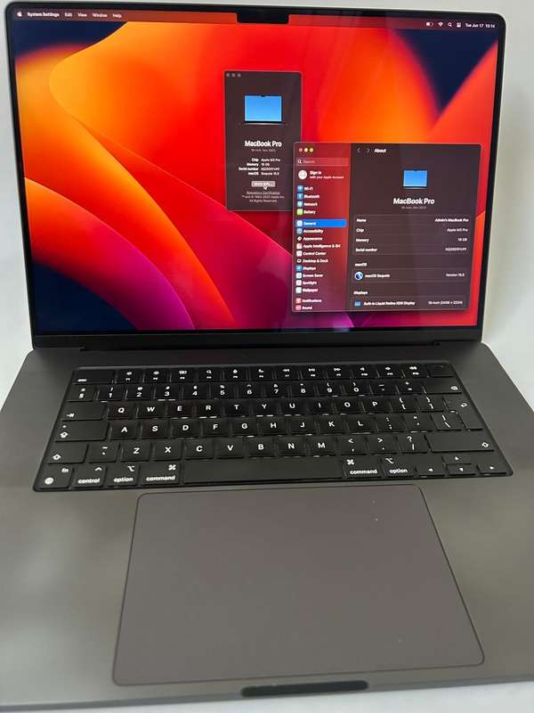 Macbook Pro M3 16" A2991 Space Gray