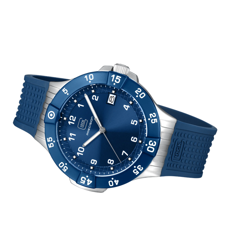 Men's Glock Watch With Blue Strap And Blue Face GW-15-5-22