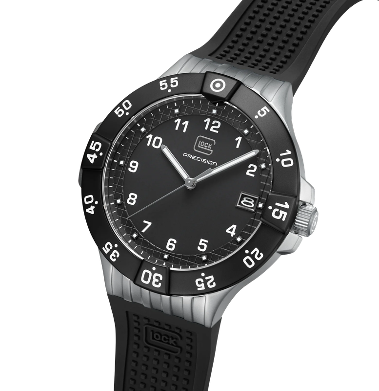 Men's Glock Watch With Black Strap And Black Face GW-15-6-22