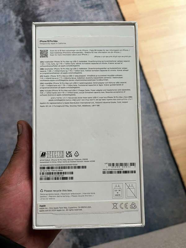 iPhone 16 Pro Max 256gb