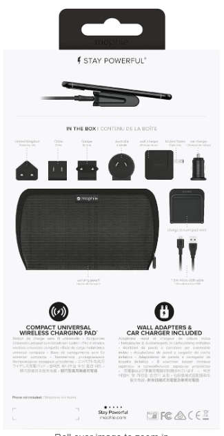 Mophie Charge Stream Global Travel Kit