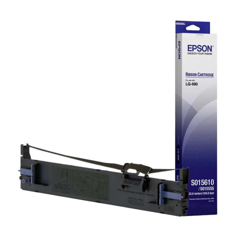 EPSON S015610/S015555 Dot Matrix Ribbon For LQ-690 - Original (CLEARANCE STOCK)