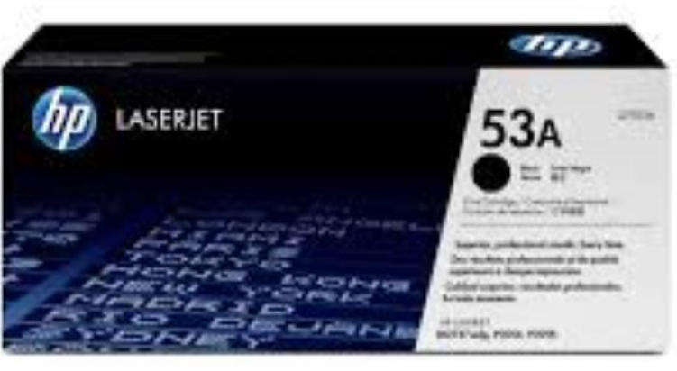 HP 53A Black LaserJet Toner Cartridge - Q7553A