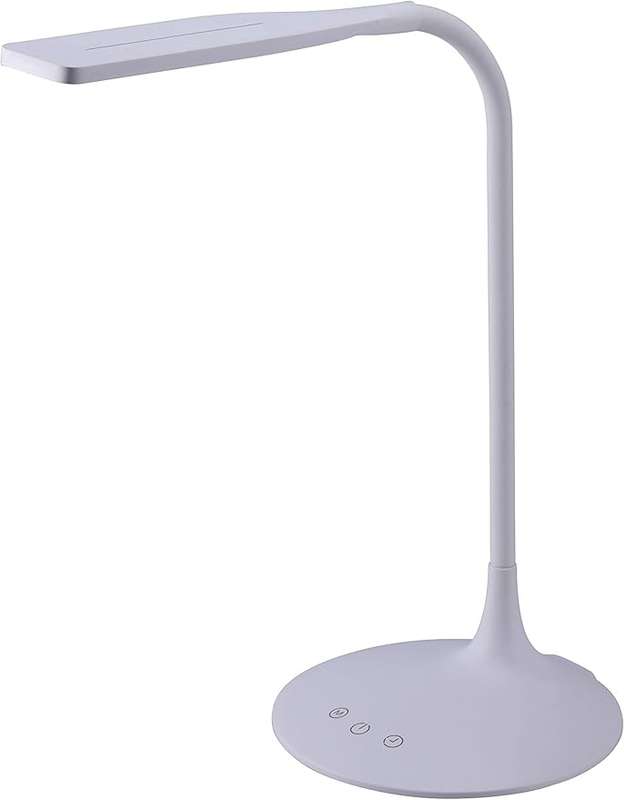 BLACK+DECKER VLED1819-BD Battery LED Desk Lamp, Dimmable with Adjustable Color Temperature, 4 Hour B