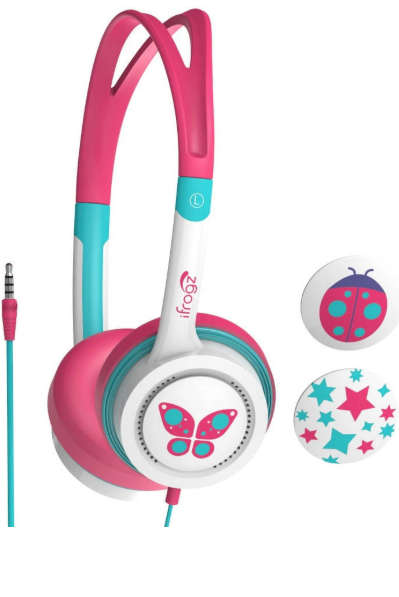 IFROGZ Little Rockers Headphones - Butterfly, Ladybug, Stars
