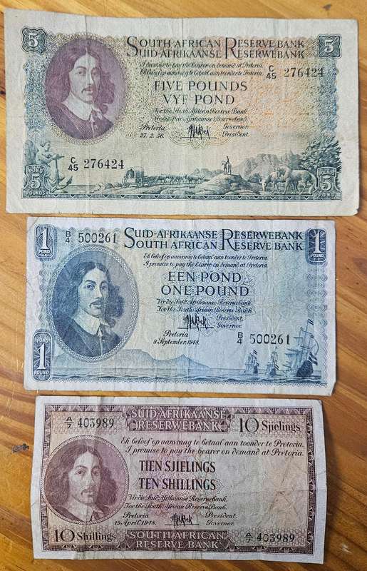POUND & SHILLING BANKNOTE COLLECTION - 3 NOTES