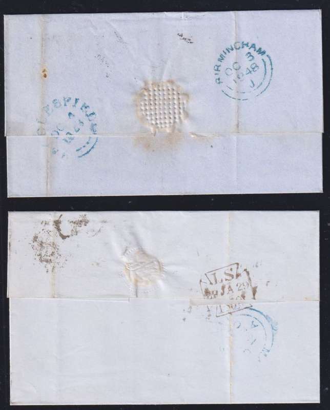 GREAT BRITAIN 1d REDS ON COVERS/ENTIRES