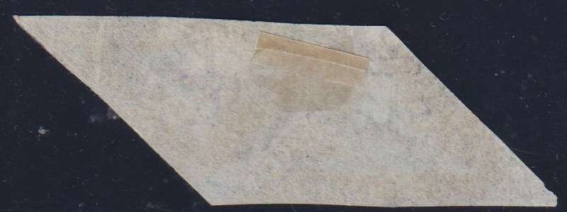 CAPE OF GOOD HOPE 1853 4d DEEP BLUE  TRIANGLE PAIR  FINE USED