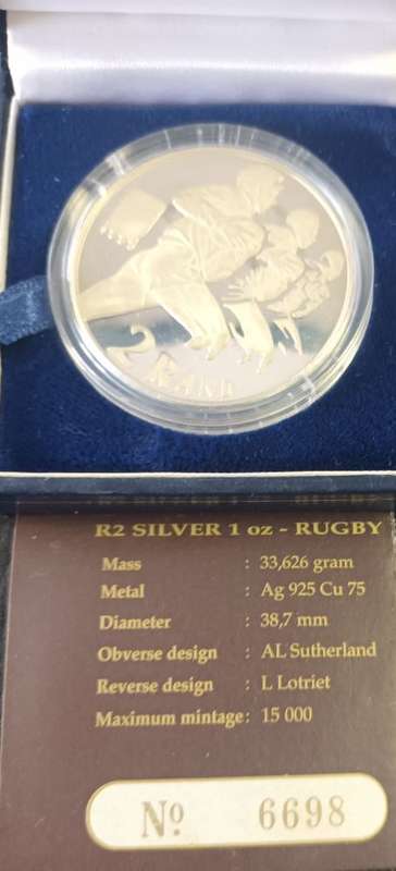 1995 Silver Proof R2 - Rugby
