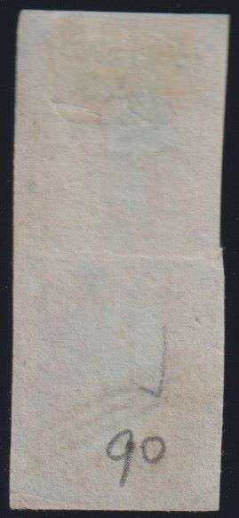 GREAT BRITAIN 1841 1d RED PAIR  PLATE 90 FINE USED