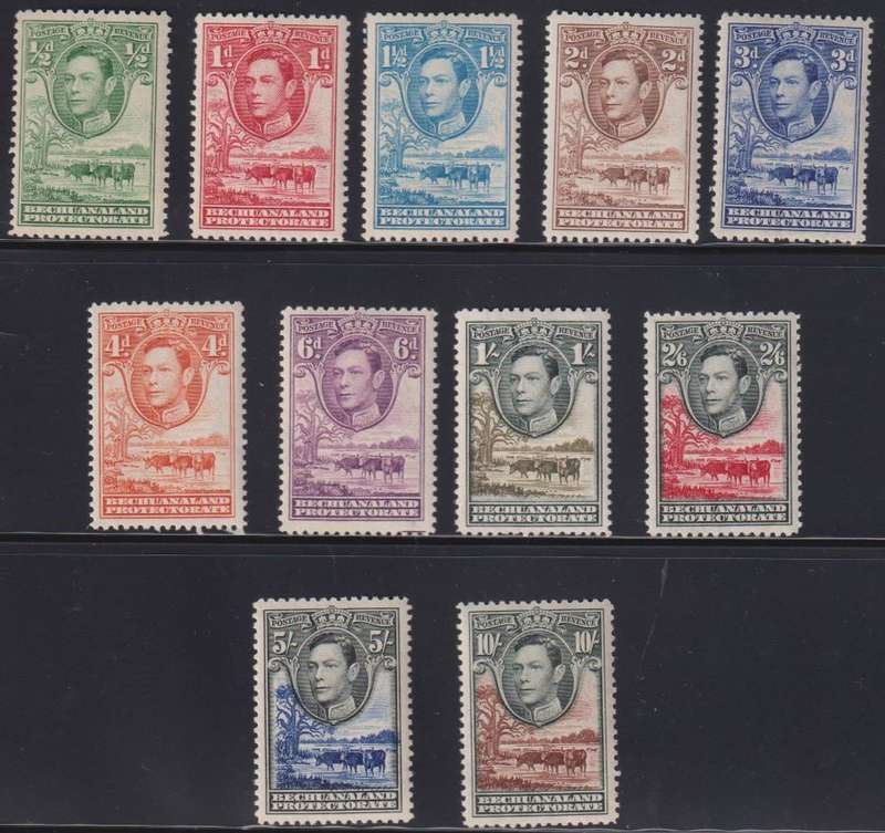 BECHUANALAND 1938 KGV1 DEFINS UM - CV R3195