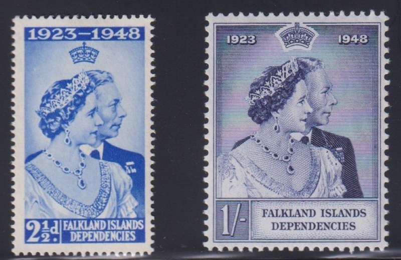 1948 RSW KGV1 SETS UM - JAMAICA, GRENADA,FID,DOMINICA,CAYMANS