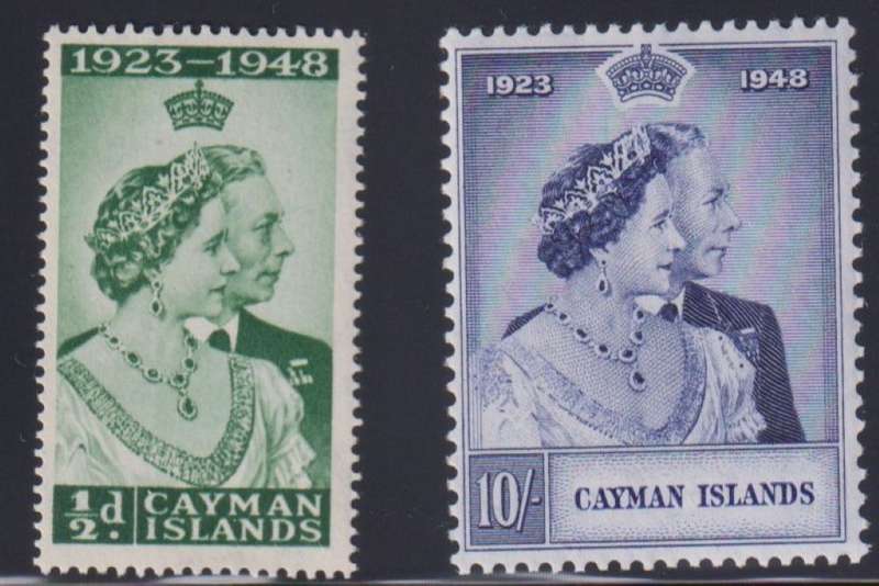 1948 RSW KGV1 SETS UM - JAMAICA, GRENADA,FID,DOMINICA,CAYMANS