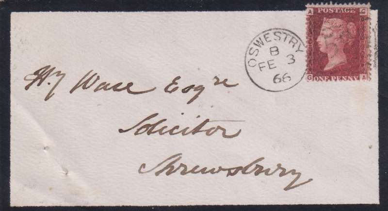 GREAT BRITAIN 1d REDS ON COVERS/ENTIRES