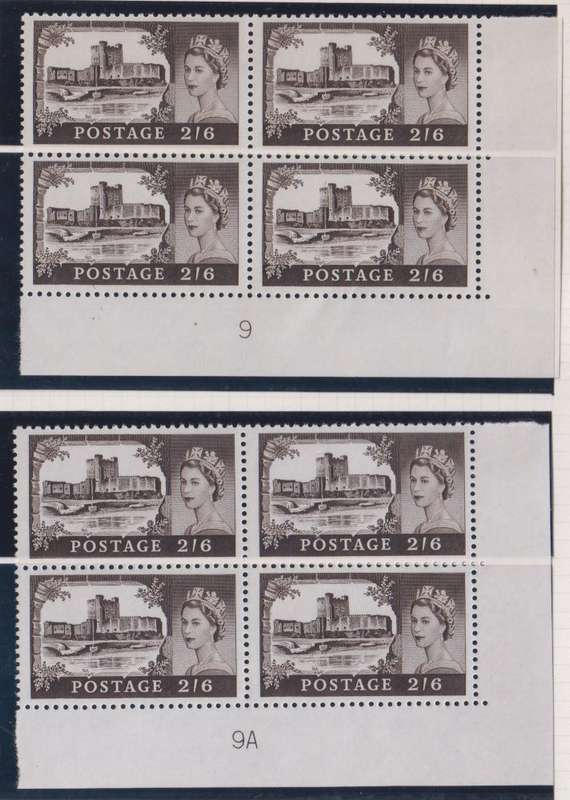GREAT BRITAIN SUPERB COLLECTION OF BRADBURY HIGH VALUE PLATE BLOCKS -UM
