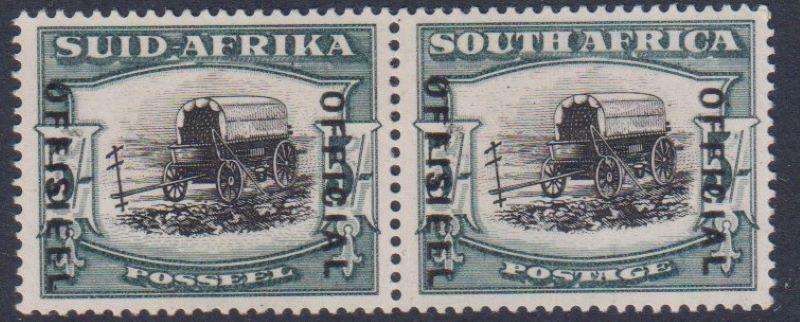 SA 1935 5/- OFFICIAL FINE HINGED MINT- SACC O33
