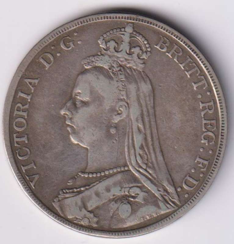 GREAT BRITAIN 1890 VICTORIAN CROWN