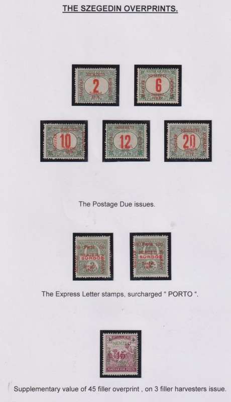 HUNGARY 1919-1924 FANTASTIC WRITTEN UP MINT & USED COLLECTION