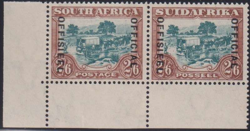 SA 1930 2/6 OFFICIAL UNMOUNTED MINT - SACC O20 CV R1500