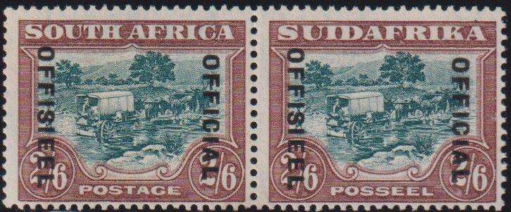 SA 1930 2/6 OFFICIAL  SUPERB UNMOUNTED MINT SACC O19 CV R2200