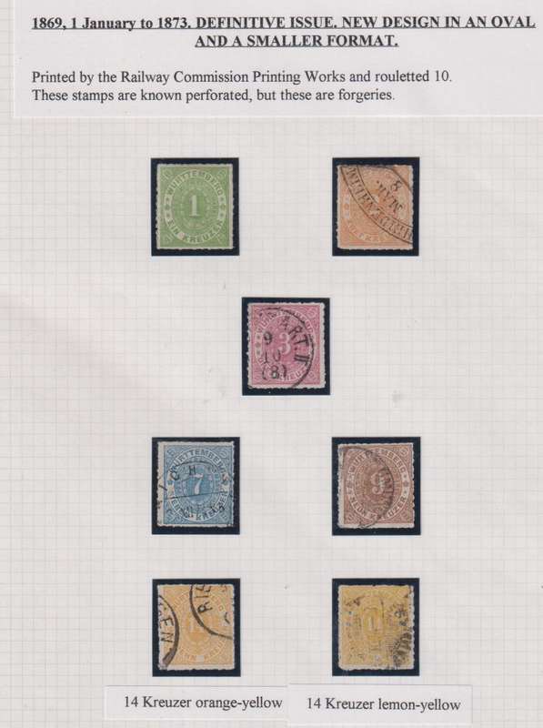 GERMANY - WURTTEMBERG - NICE LOT ON PAGES